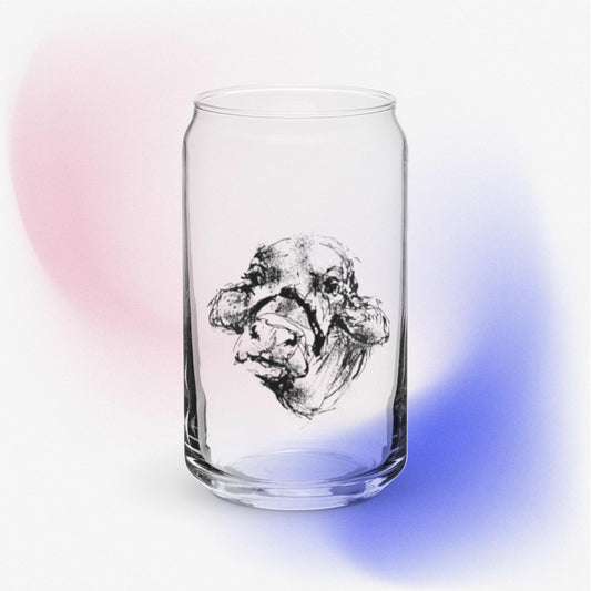 Can-shaped glass