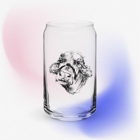 Can-shaped glass