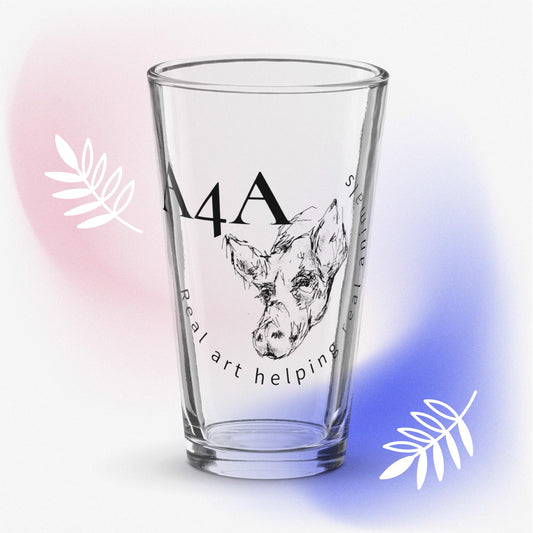 Shaker pint glass
