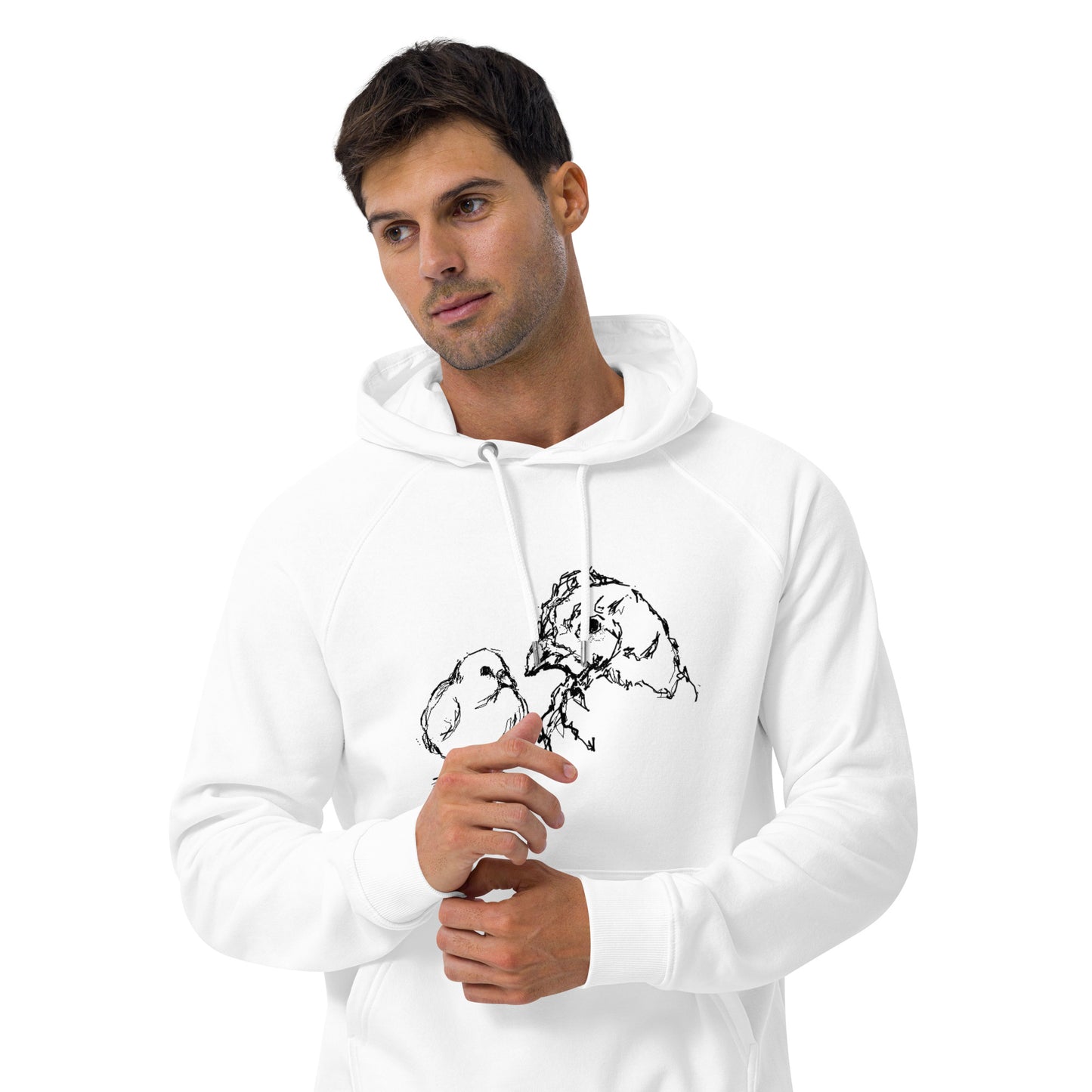 Unisex eco hoodie, chicks