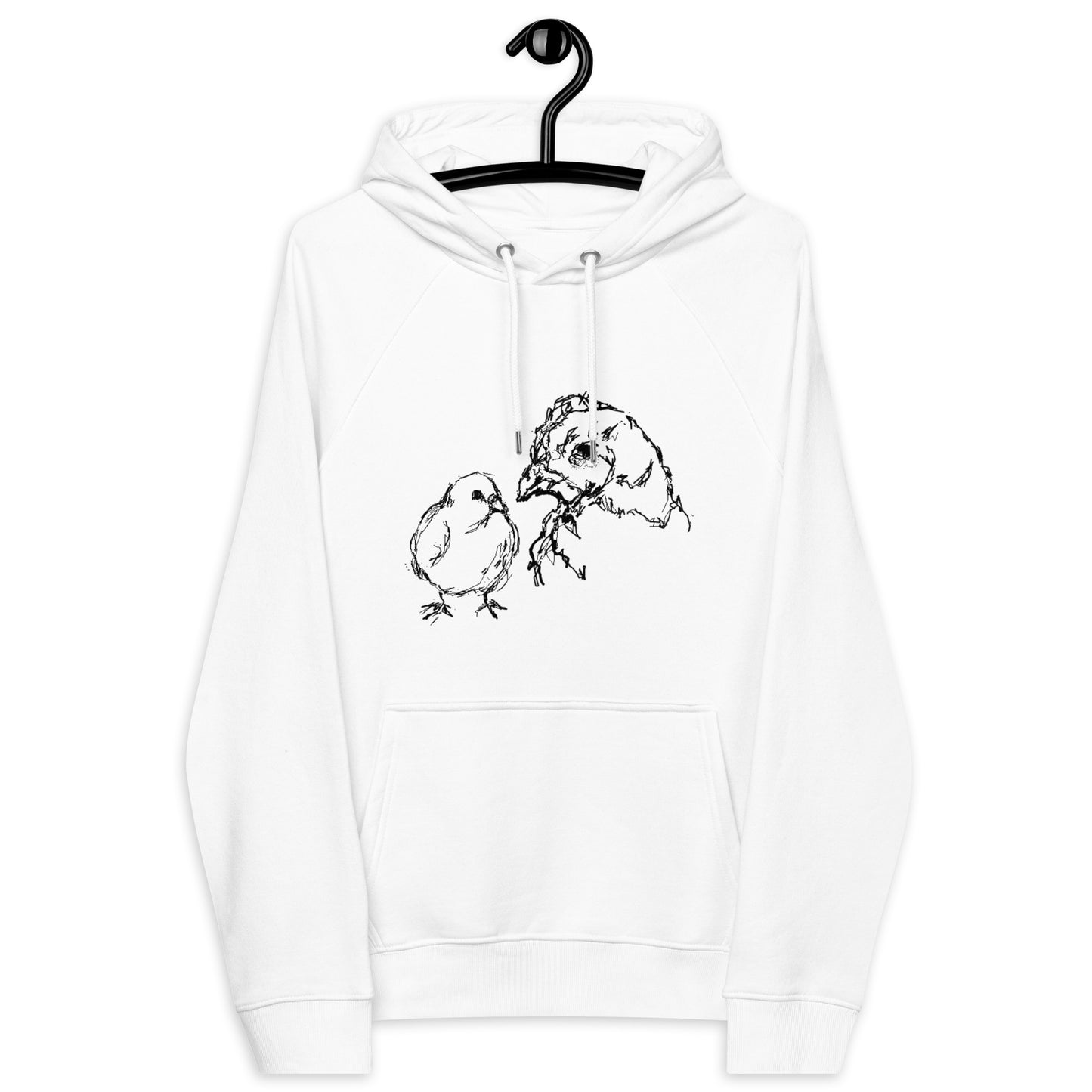 Unisex eco hoodie, chicks