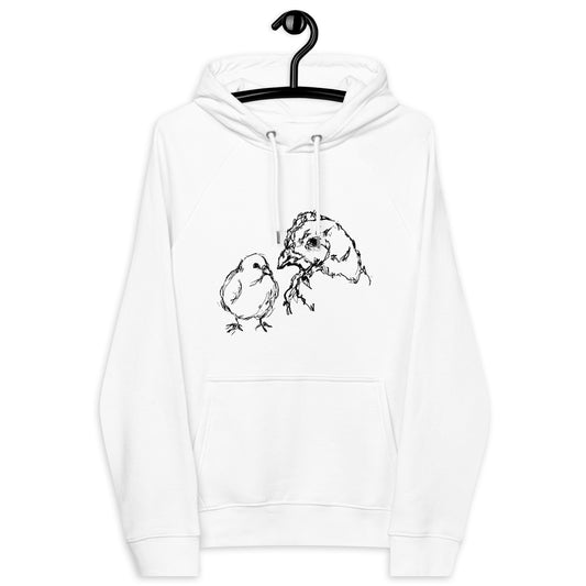 Unisex eco hoodie, chicks